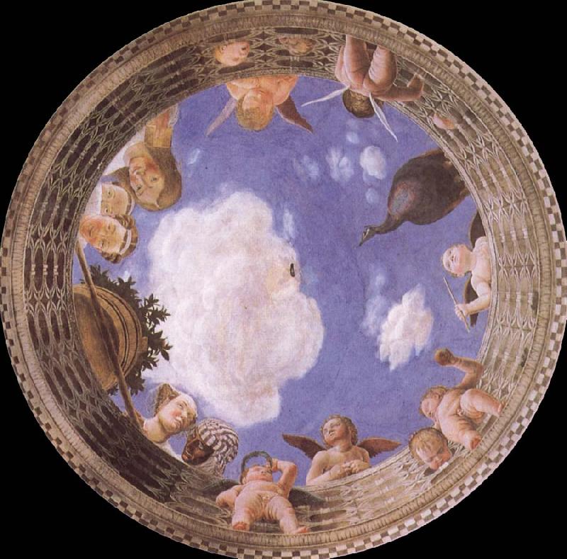 Andrea Mantegna Detail of Ceiling from the Camera degli Sposi Sweden oil painting art
